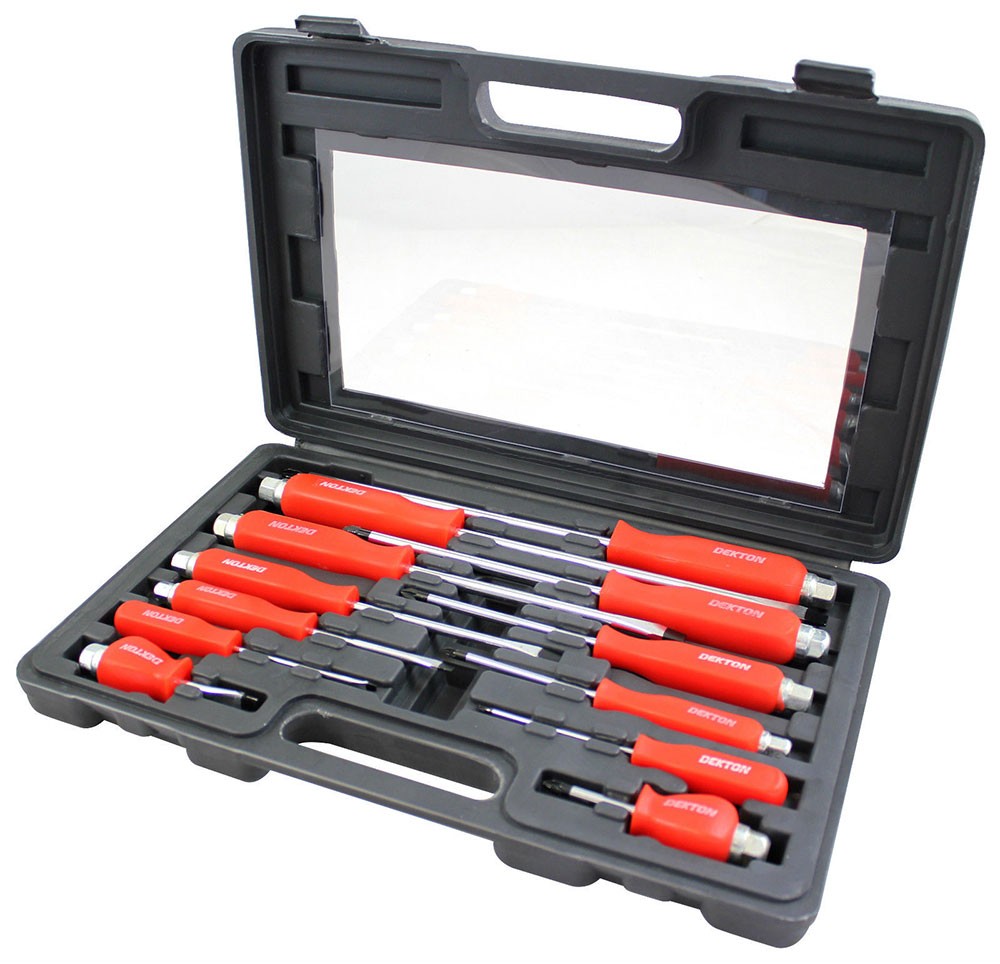 Branded Housewares Dekton 12 Piece Mechanic's Screwdriver Set DT65520