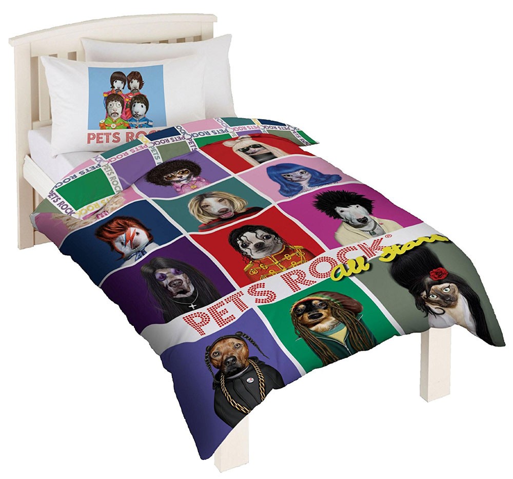 Branded Housewares Official Pets Rock Single Duvet Cover