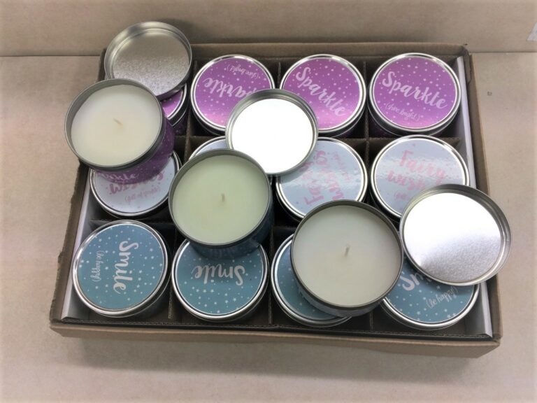 Scented Candle Tins Branded Housewares
