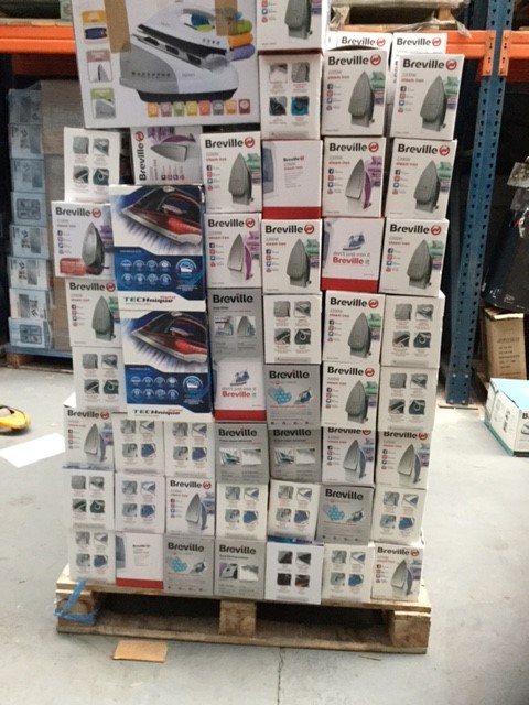 Breville Electrical Appliance Returns Pallets – Irons