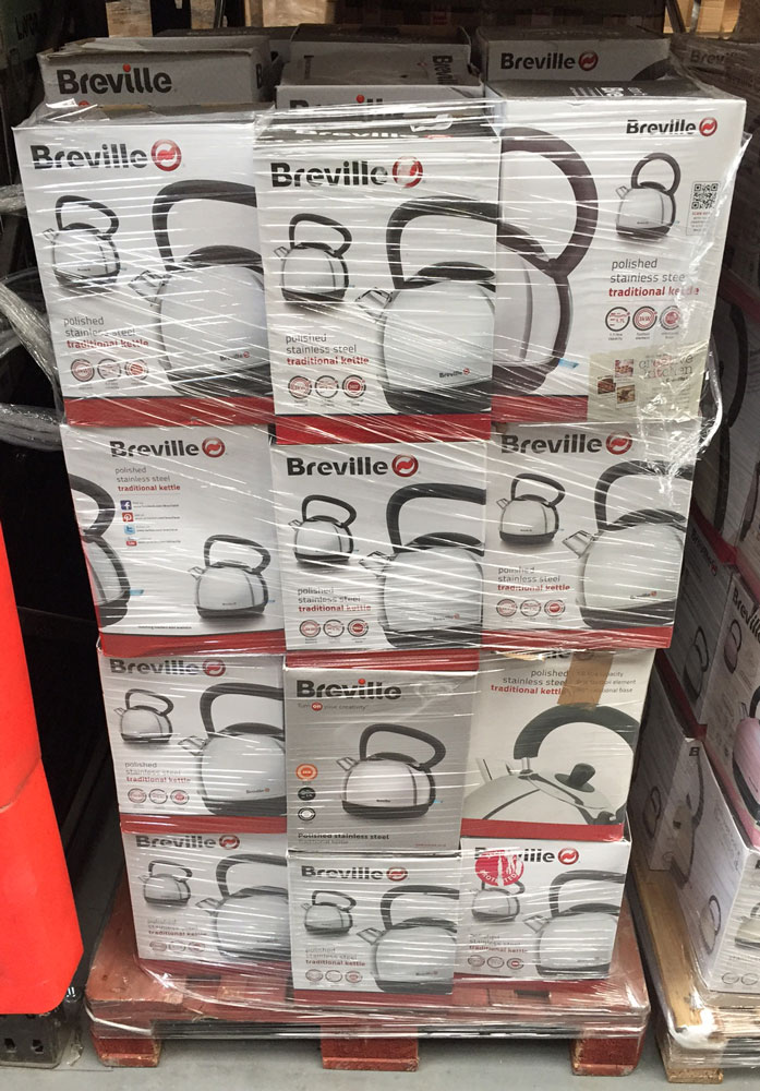 Breville Kettle Returns Stock Pallets – Grade B – Buy Kitchen Appliances