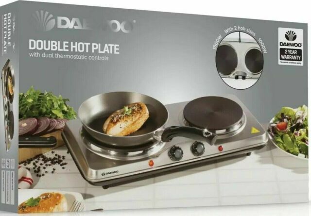 Daewoo Portable Double Cooking Hot Plate