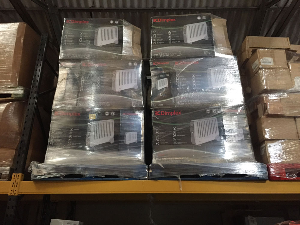 Electrical Wholesale Stock Loads Of Dimplex Radiators Export