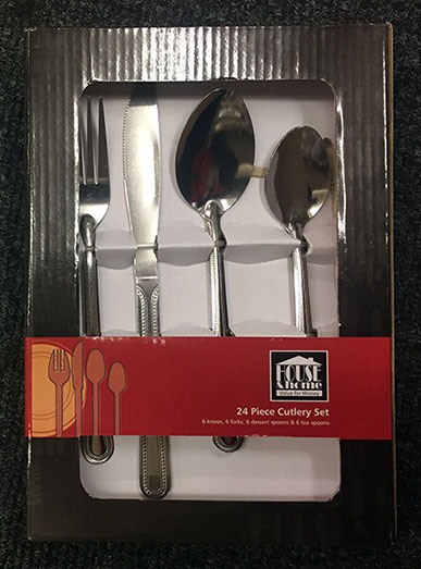 House & Home 24 Piece Cutlery Set S/Steel – New Wholesale Stock