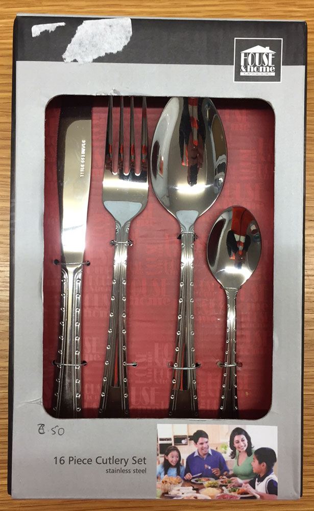 House & Home Deluxe 16 Piece Cutlery Set S/Steel – New Excess Stock