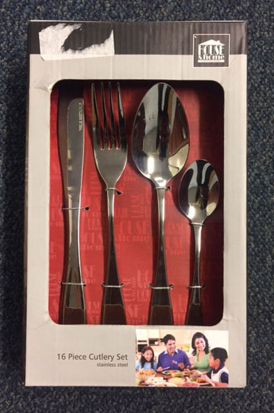 House & Home Deluxe 16 Piece Cutlery Set S/Steel – New Wholesale Stock