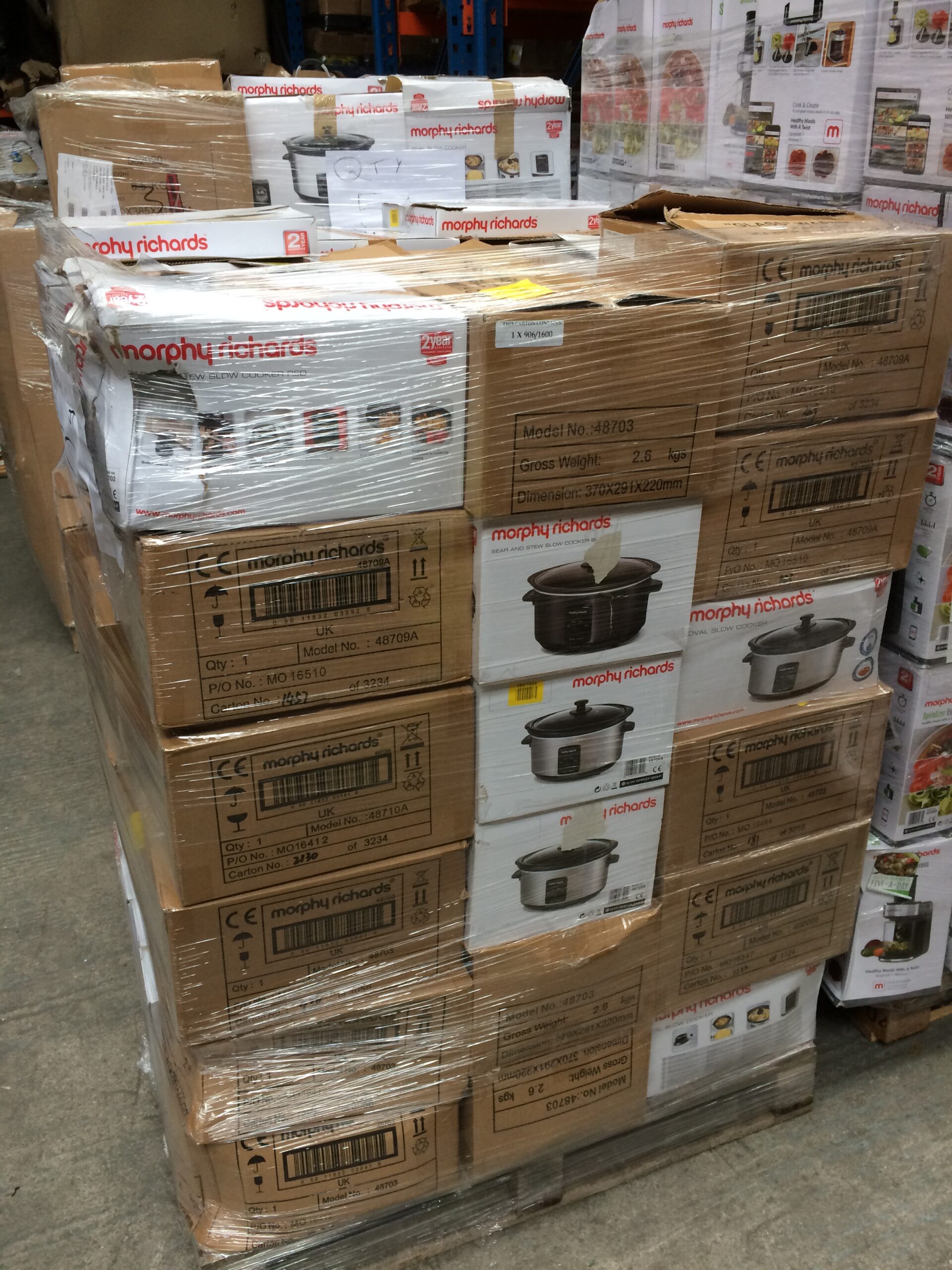 Morphy Richards Home Appliance Returns Pallets – Slow Cookers