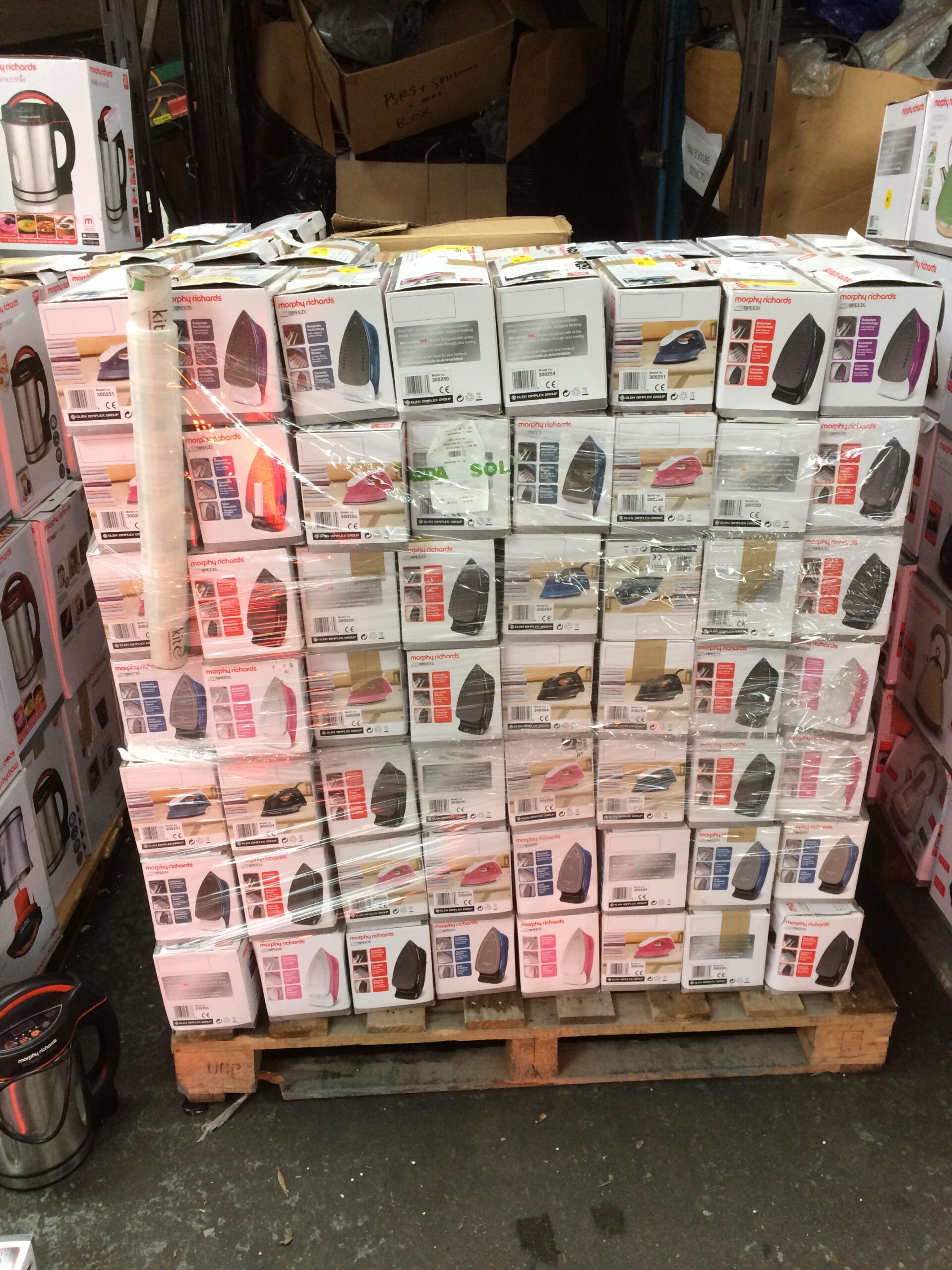 Morphy Richards Electrical Appliance Returns Pallets – Irons