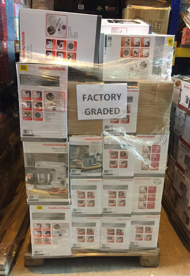 Morphy Richards Electrical Appliance Returns Pallets – Stand Mixers