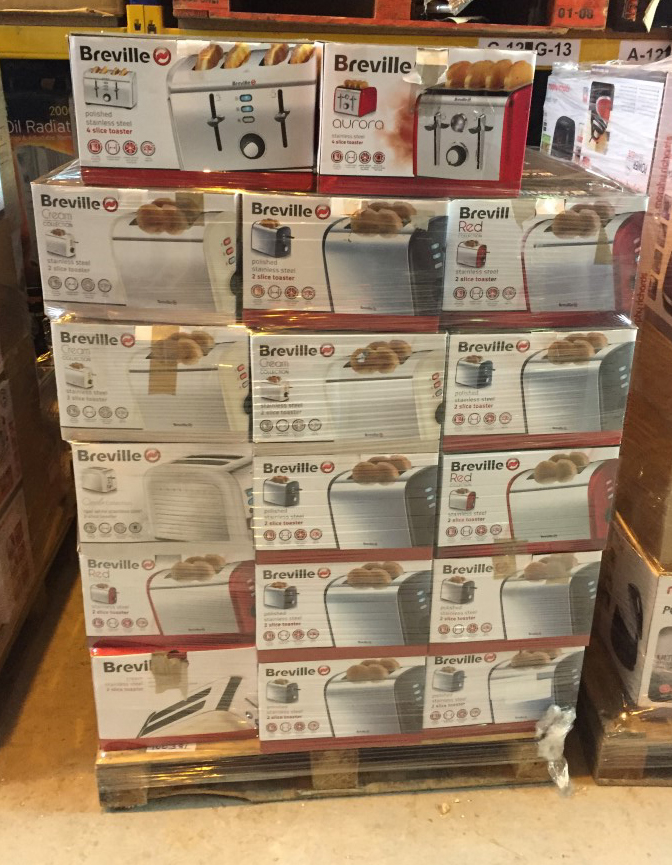 Breville Electrical Appliance Returns Pallets – Toasters