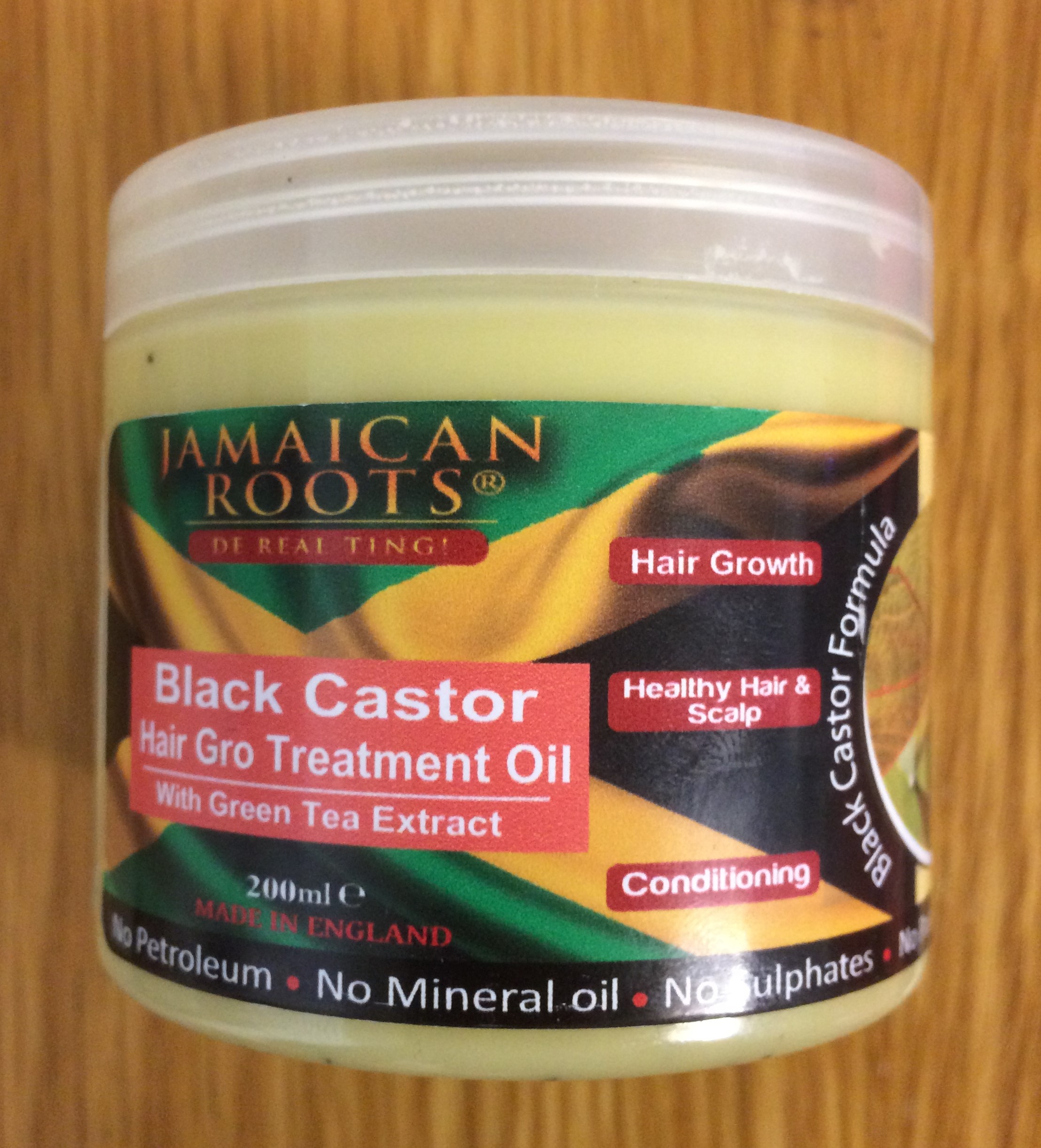 Jamaica Roots Black Castor Pomade Hair Gro Oil – Black Hair
