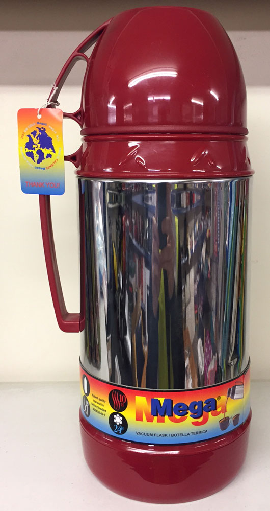 Mega Eterna Vacuum Flask 1.9L Double Cup ETSS190S – New Stock