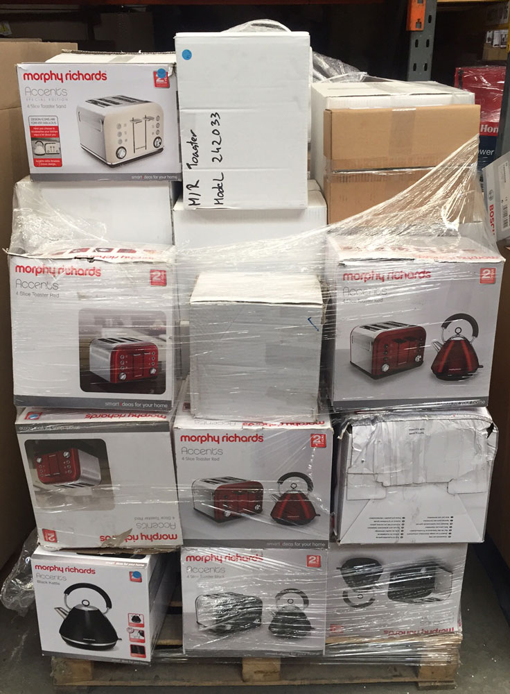Morphy Richards Graded Electrical Stock Pallets – Grade B Accent Toasters