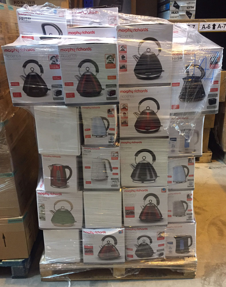 Morphy Richards Graded Electrical Stock Pallets – Grade A Kettles