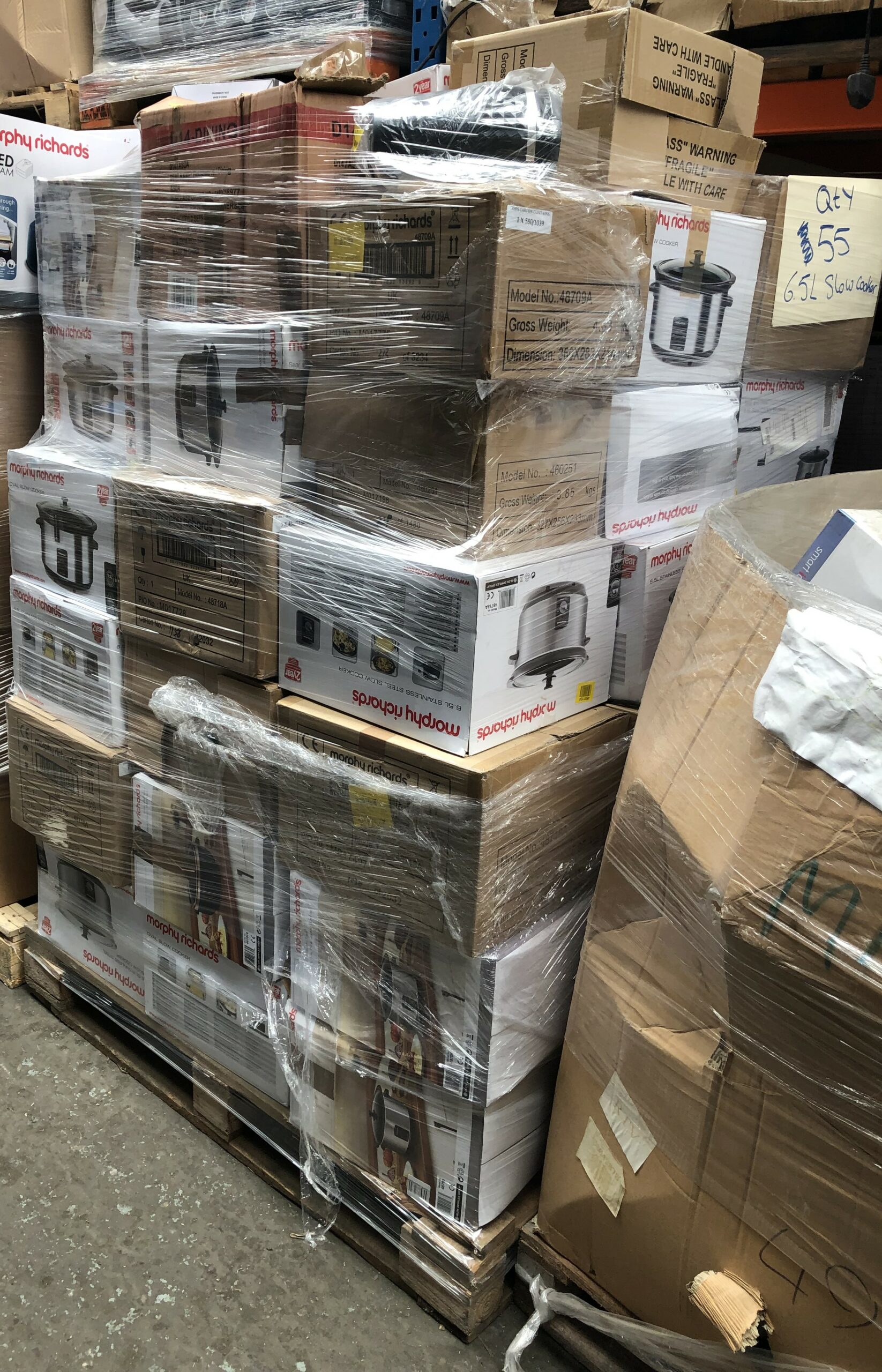 Morphy Richards Slow Cooker Unchecked Returns Stock Pallets Export