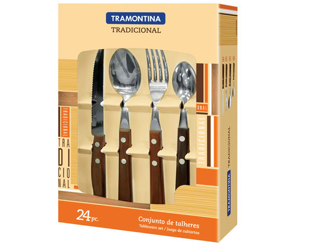 Tramontina 22299/050 Tradicional 24 Piece Cutlery Set – New Wholesale Stock