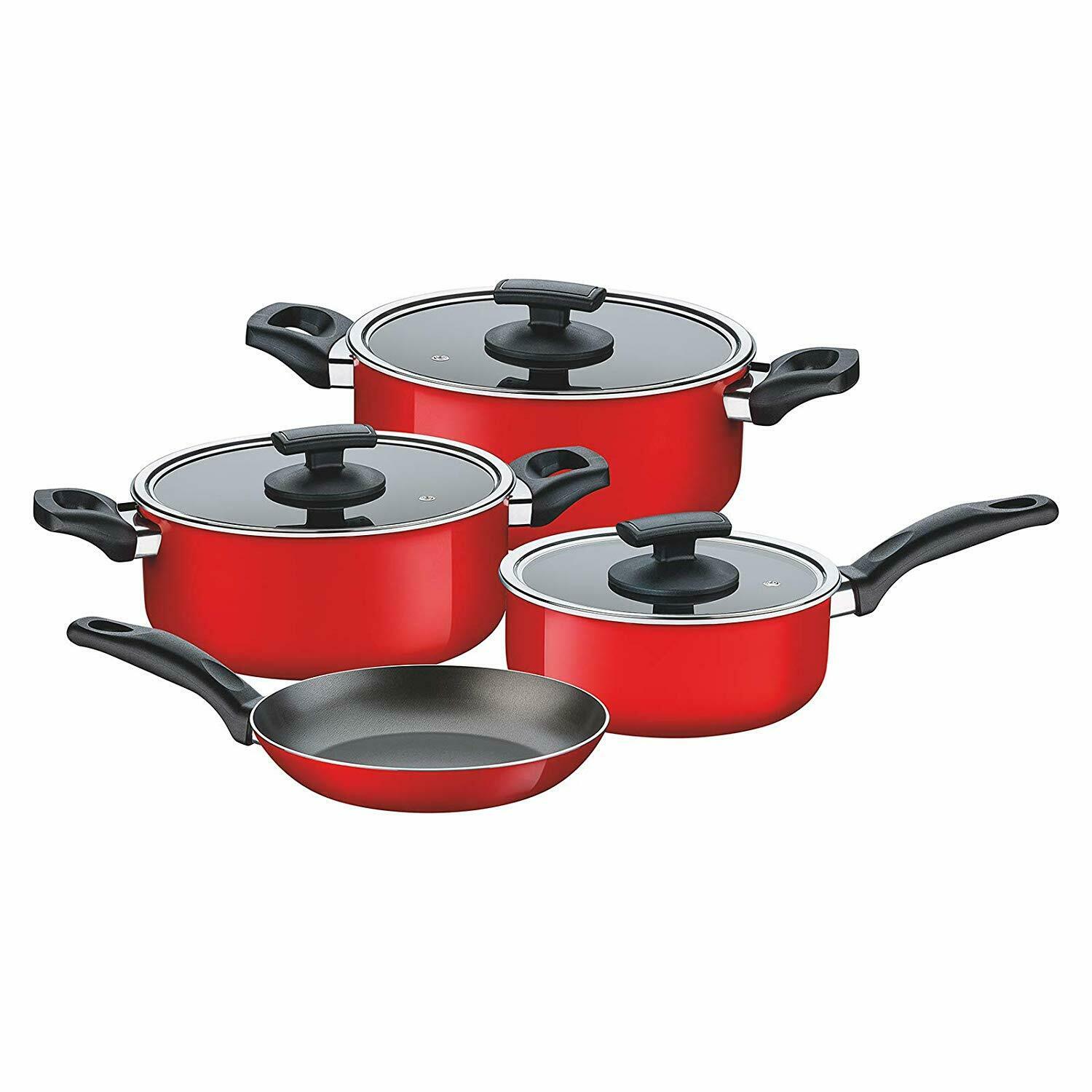 Tramontina Toronto 7 Piece Cookware Set In Red 20499/732