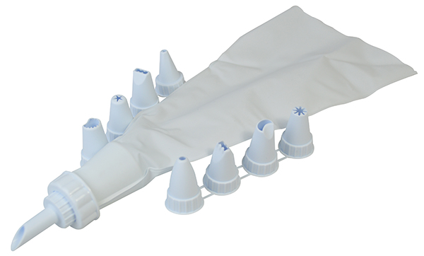 Zodiac 90068 Cake Icing Bag Set With 9 Nozzles
