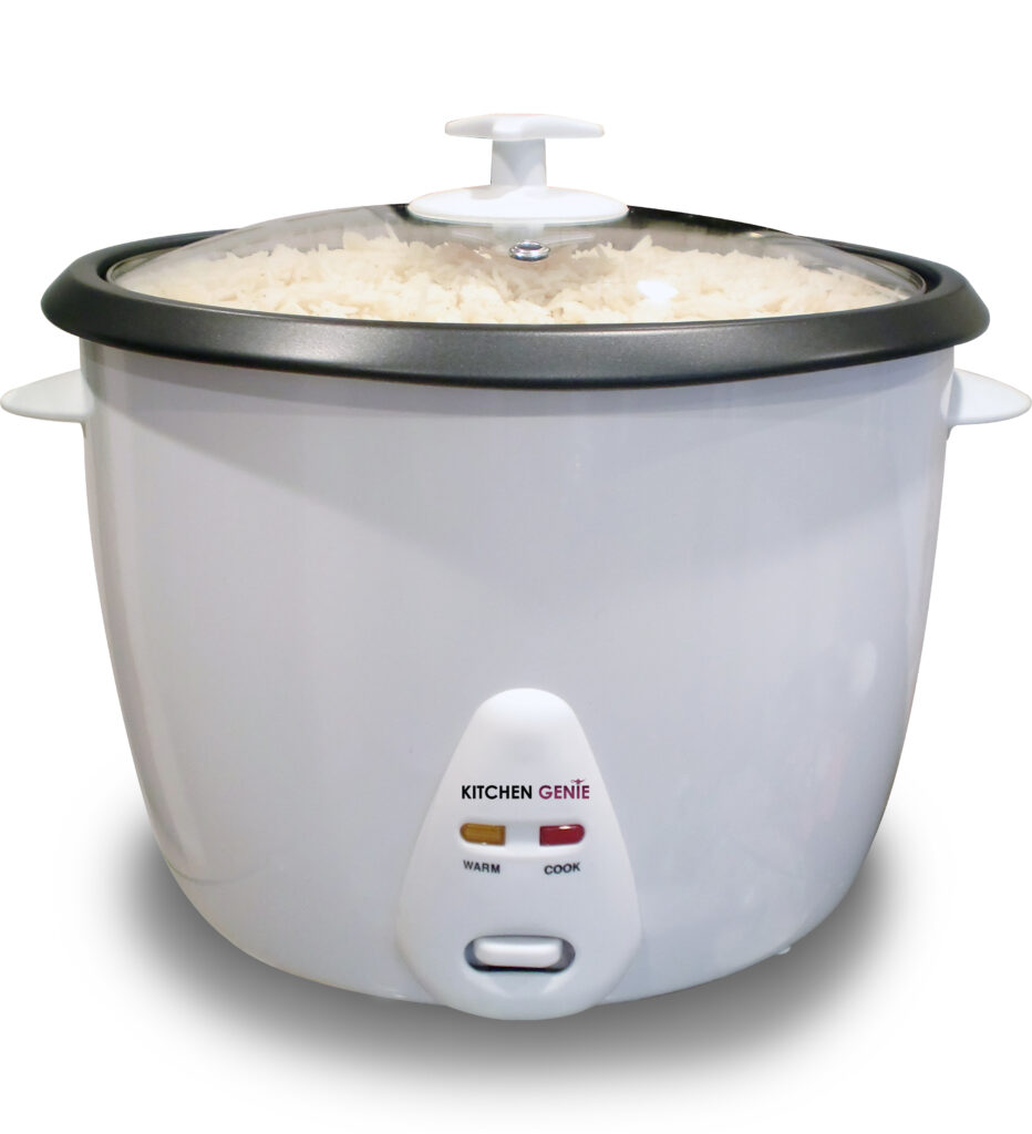 New Kitchen Genie Deluxe Rice Cooker 16 Cup Capacity Branded Housewares