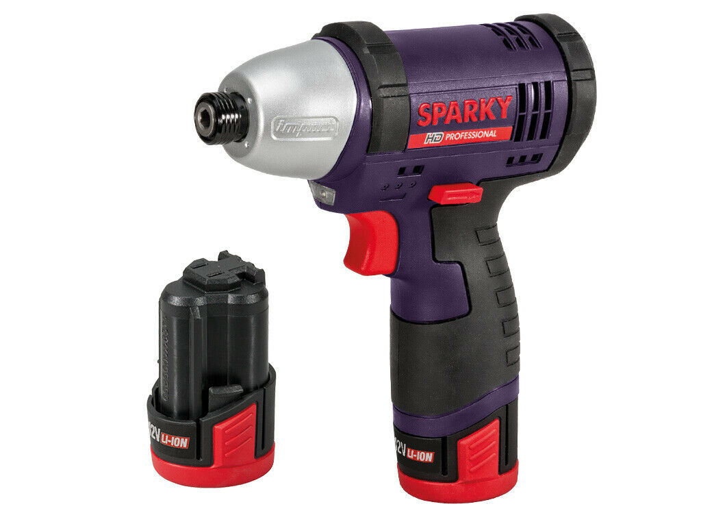 Sparky Power Tools Cordless Impact Driver Drill 2 x 1.5Ah Batteries