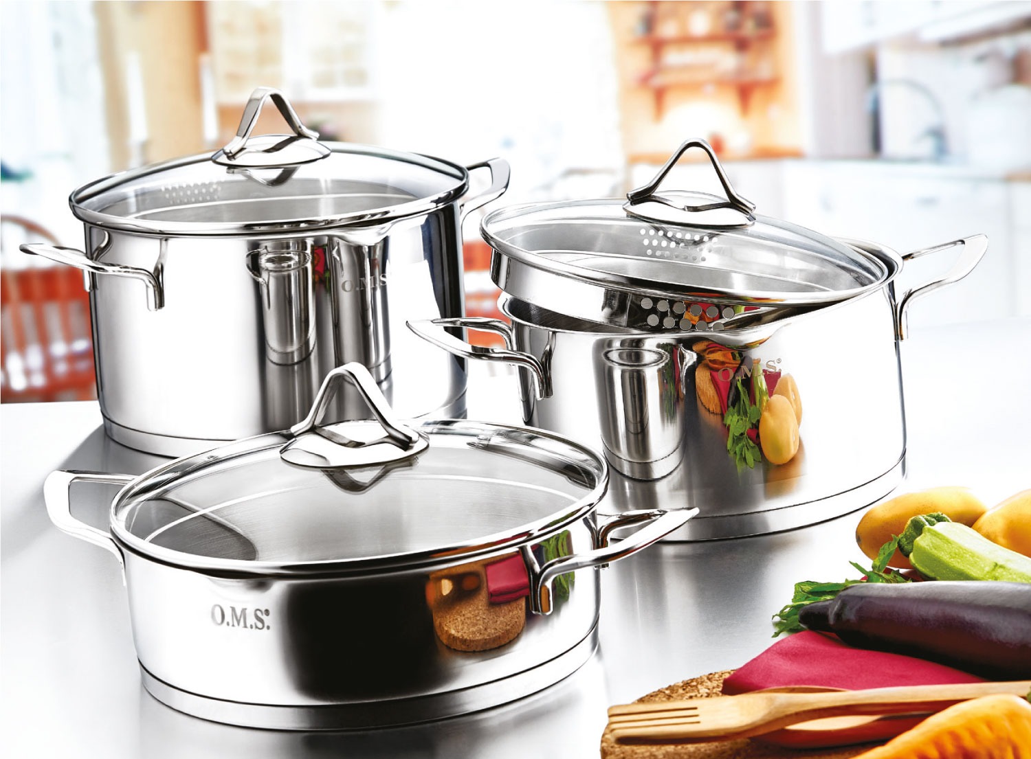 OMS Cookware 6 Piece Large Pan Sets – New Wholesale Stock