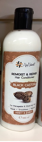 Black Castor, Remoist & Repair Hair Conditioner- For Dry, Coarse/Curly/Ethnic hair- New Wholesale Stock