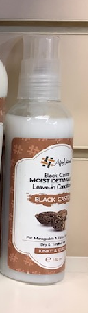 Black Castor, Moist Detangling Leave-in Conditioner- For Dry, Coarse/Curly, Damaged hair- New Wholesale Stock