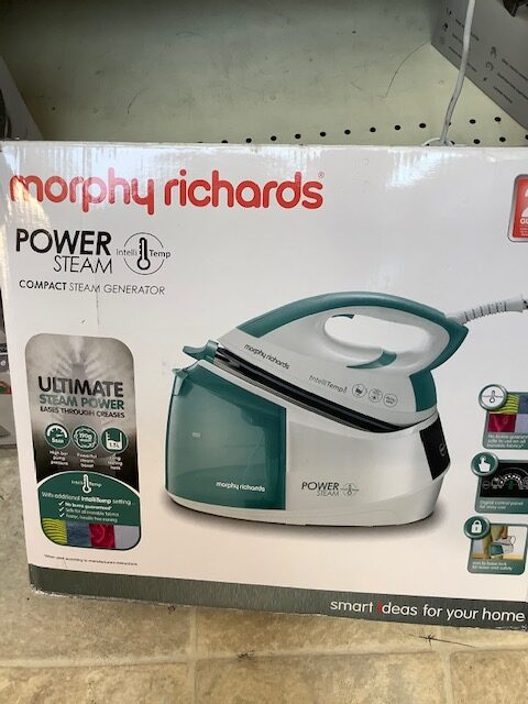 Morphy Richards Power Steam Generator Iron 2600w White & Teal 333300- Wholesale Graded Pallet
