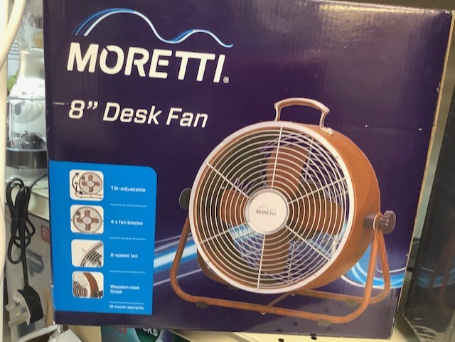 Moretti 8 20cm Portable Desk Fan – Wholesale Returns pallet