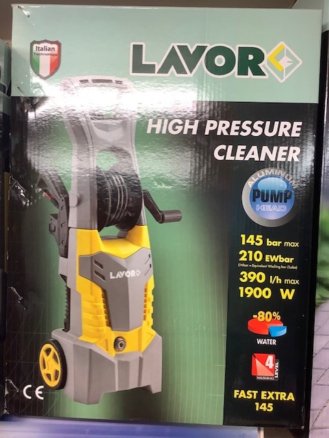 Lavor Fast 145 bar- Cold Water High Pressure Cleaner- NEW Wholesale Stock Pallets