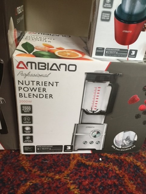 Ambiano Professional Nutrient Power Blender- Raw Returns Wholesale Stock