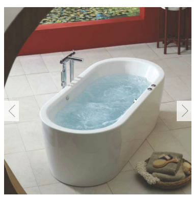 NEW Floor Bath Tub- Acquaviva Cool Freestanding Bathtub- Wholesale Stock