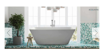 NEW Floor Bathtub- Acquaviva Svelte Freestanding Bathtub- Wholesale Stock