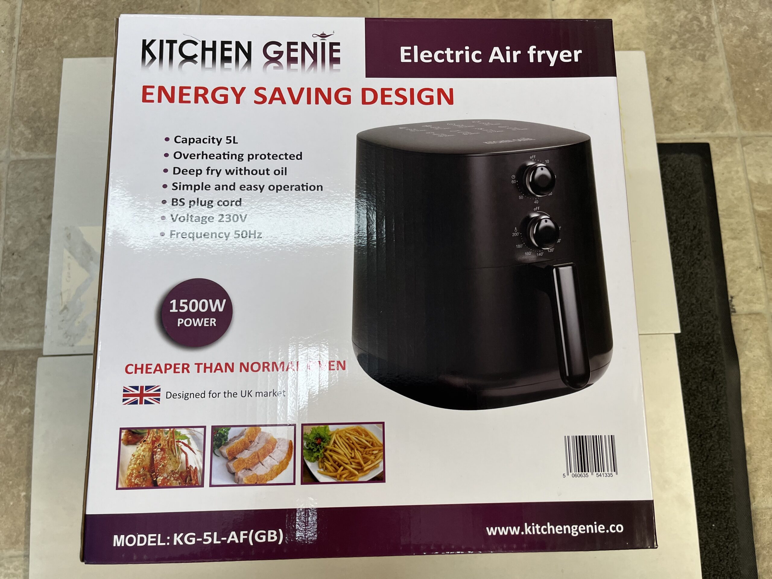 Air Fryer ( Electric) 5 Litre   – Kitchen Genie
