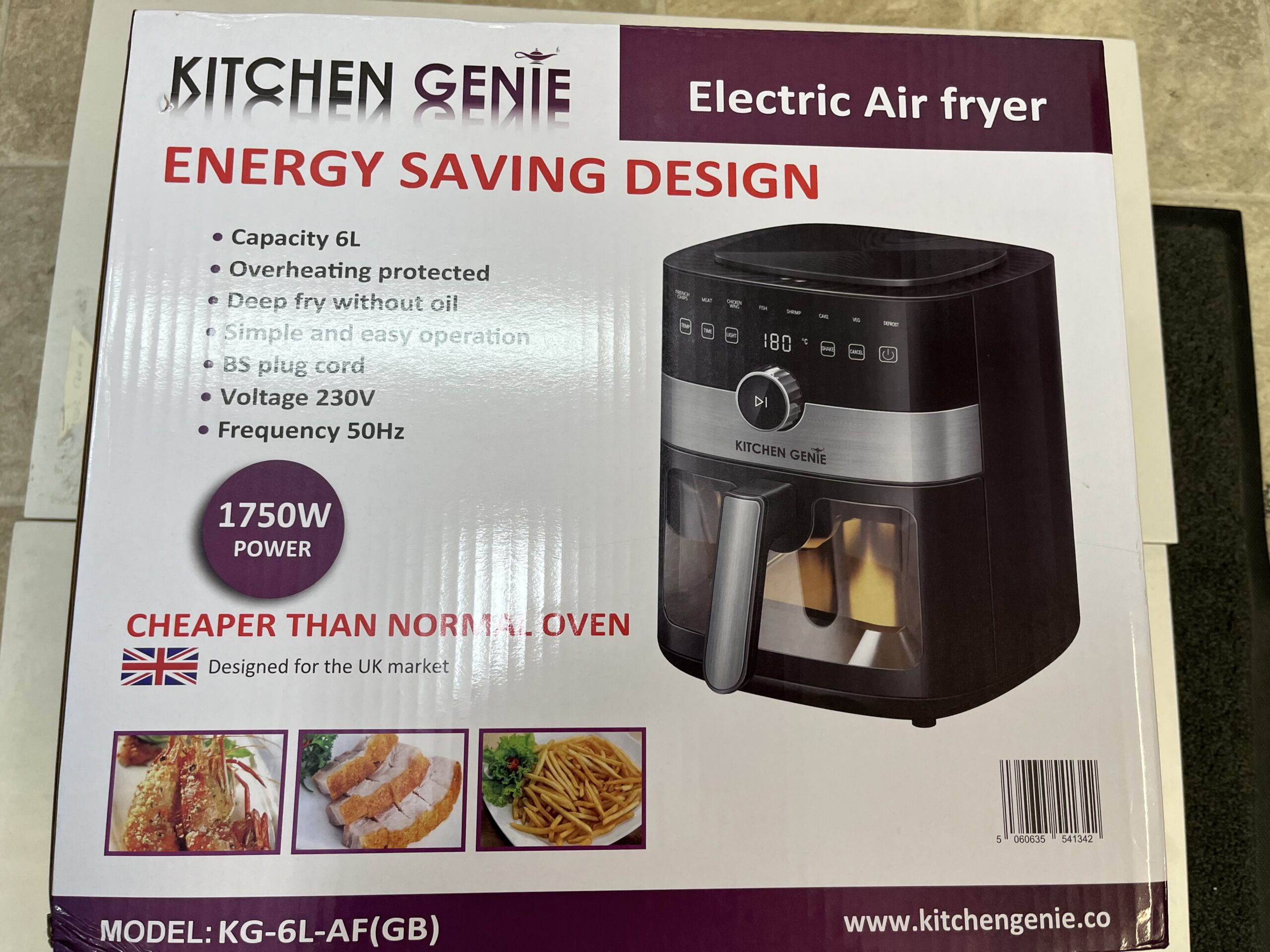 Air Fryer ( Electric) 6 Litre  – Kitchen Genie