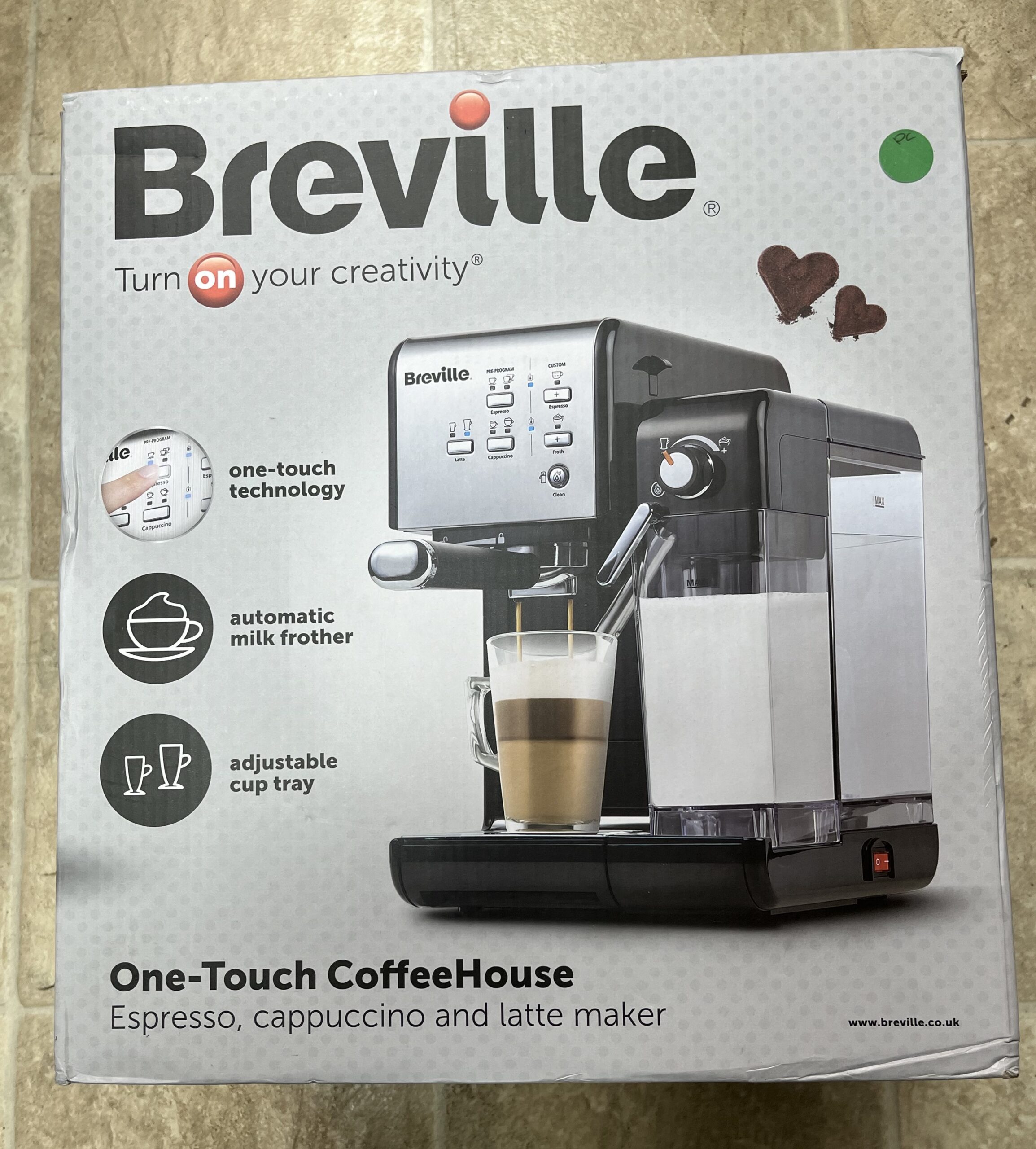 BREVILLE ONE TOUCH COFFEE HOUSE – COFFEE MACHINE
