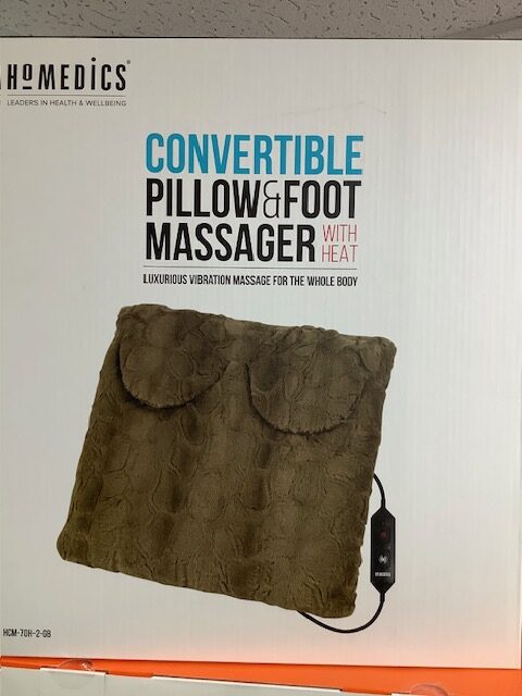 Pillow & Foot Massager by HoMEDICS