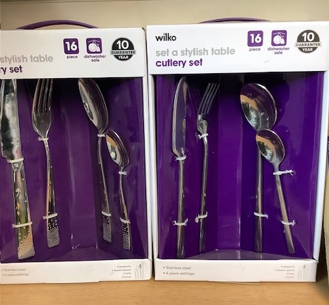 Cutlery Sets – 16 piece – by  Wilko